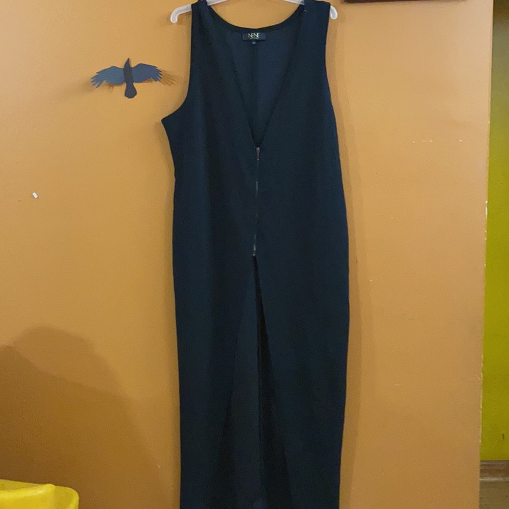 NENE leakes Large Black Cardigan Duster